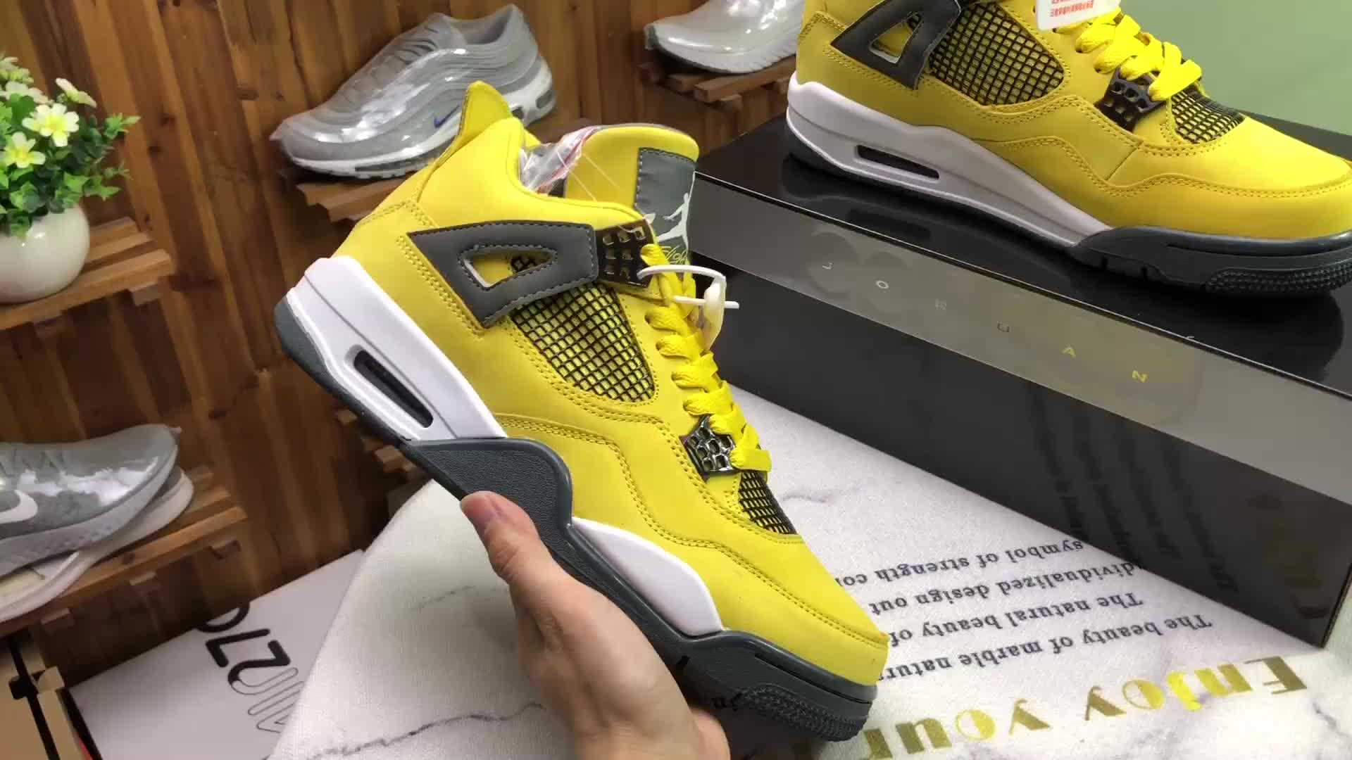 公司级 乔4 air jordan 4 raptors aj4 电母 头层水牛皮 篮球鞋