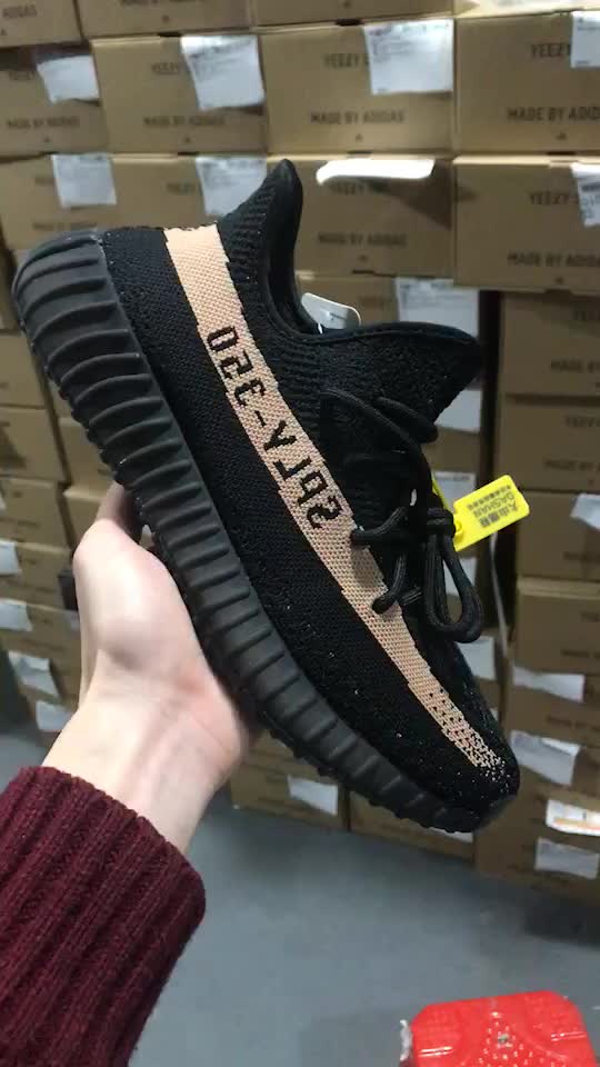 黑铜 阿迪达斯椰子350二代 by1605 adidas yeezy boost 350 v2 black