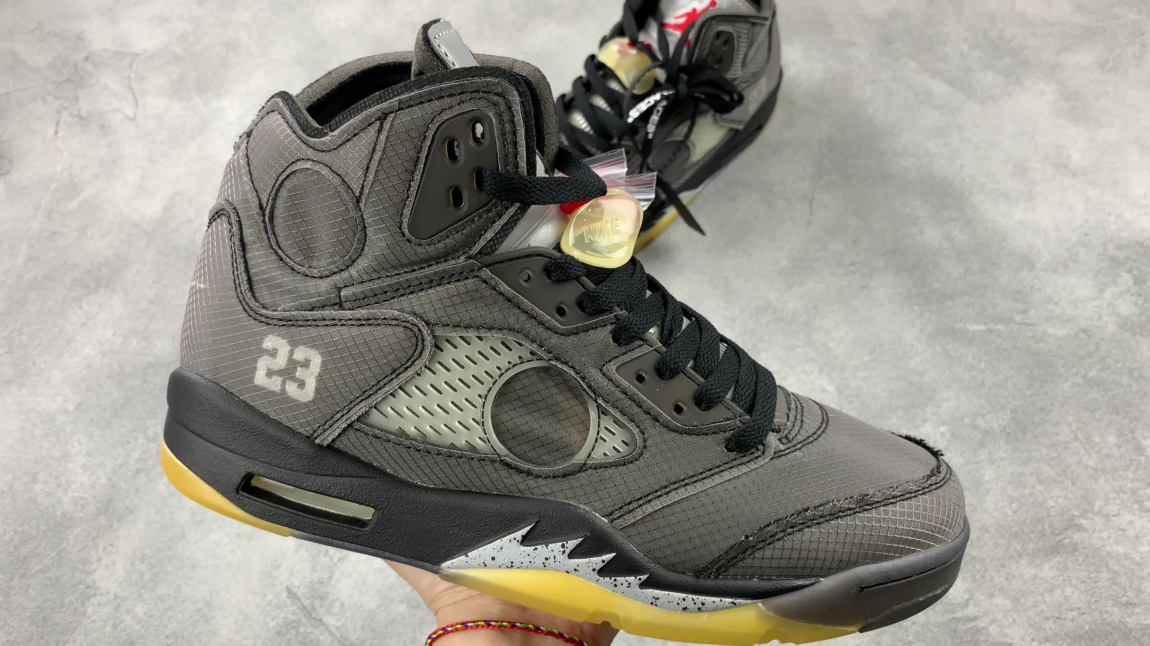 air jordan 5 aj5 x off-white ow联名黑蝉翼ct8480