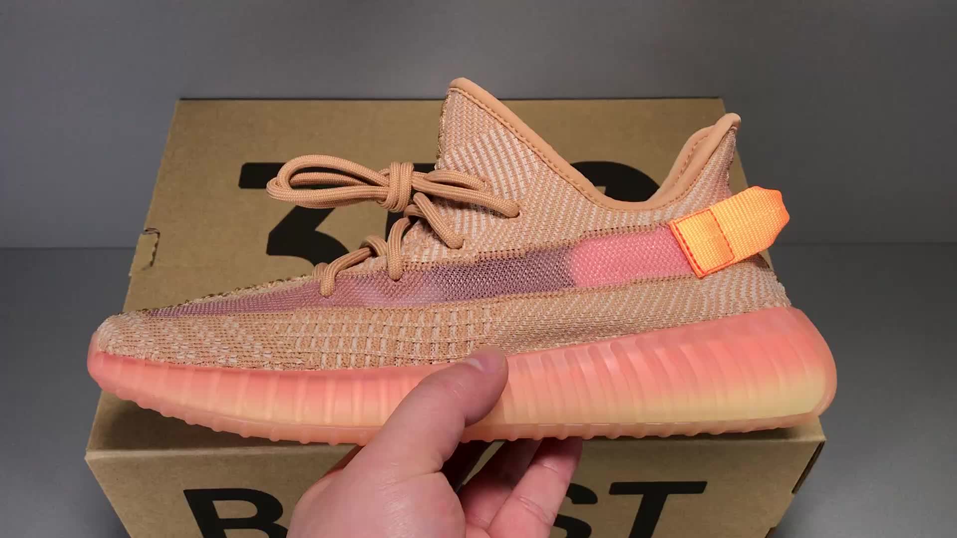 $150【og版350v2】 兵马俑 adidas yeezy boost 350 v2 "clay""美洲