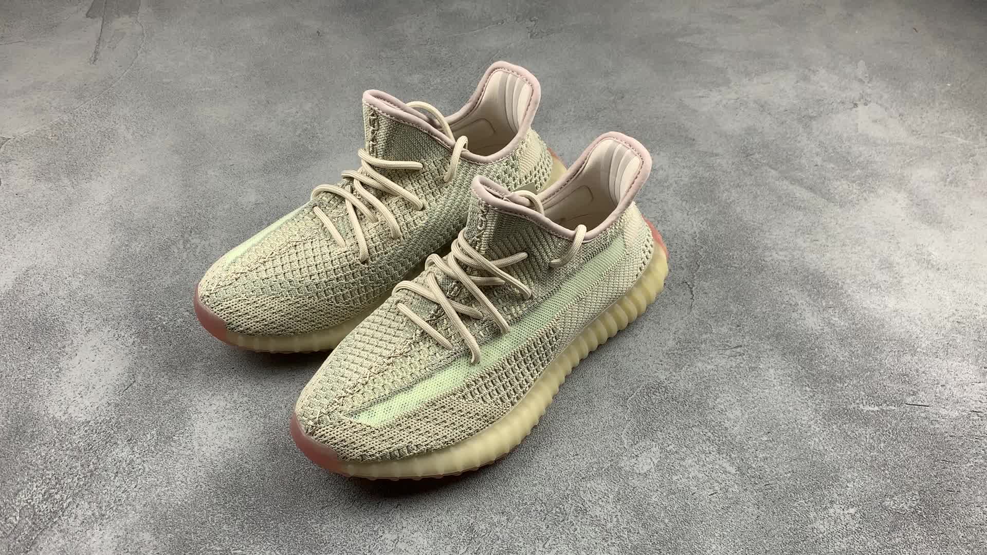 adidasyeezyboost350v2citrin天鹅白fw304250v2白天鹅满天星