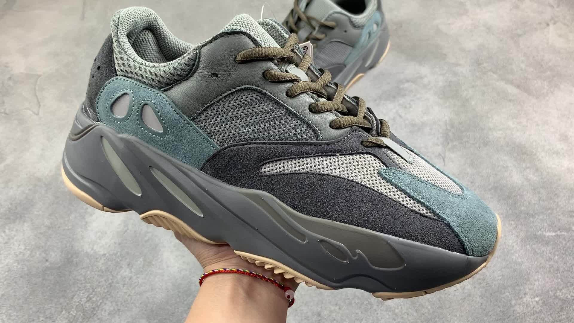 adidasyeezyboost700tealblue椰子700青蓝水鸭蓝fw2499